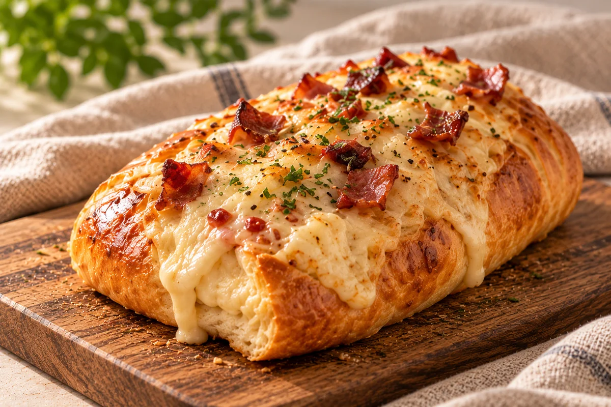 Pan de Queso Crema y Tocino